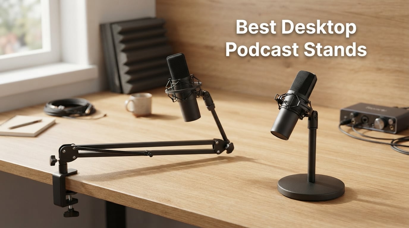 Best Desktop Podcast Stands