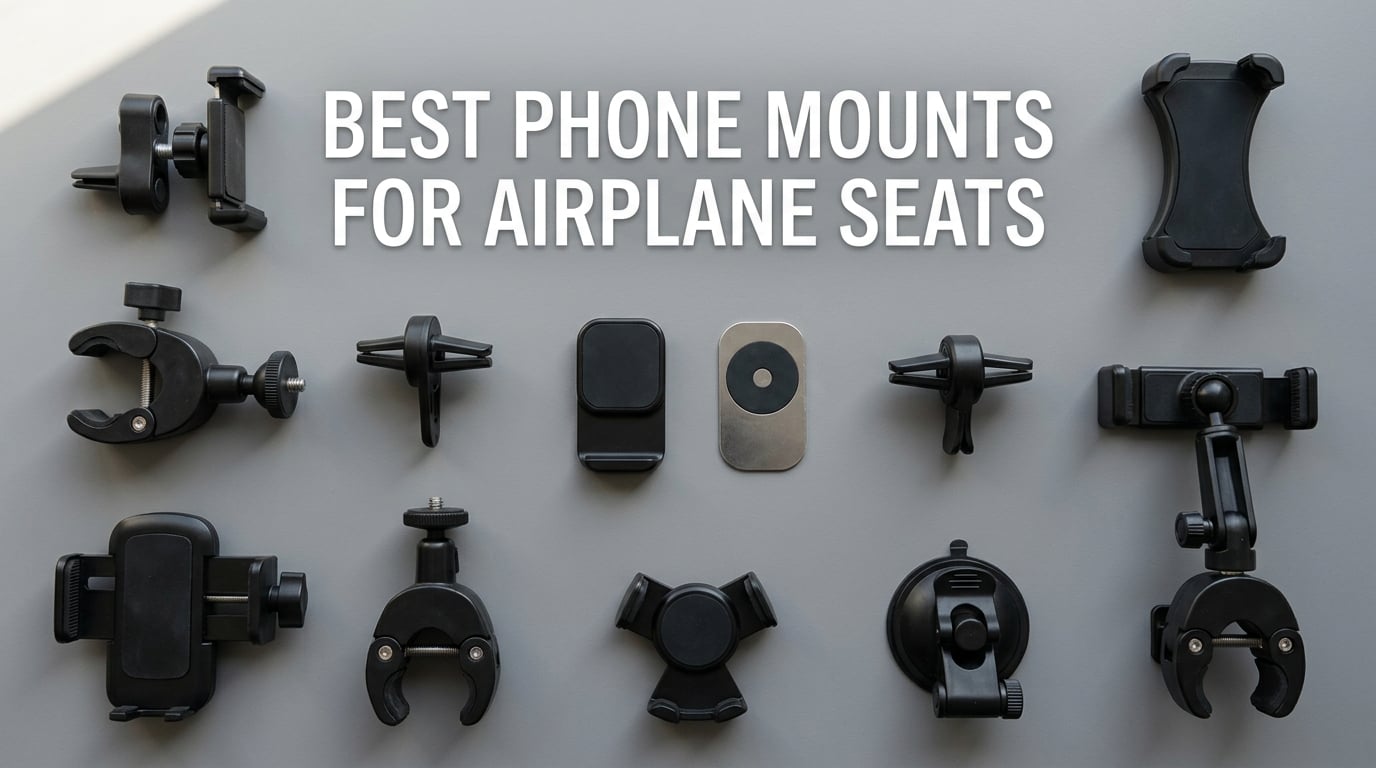 Best Phone Mounts for Airplane Seats