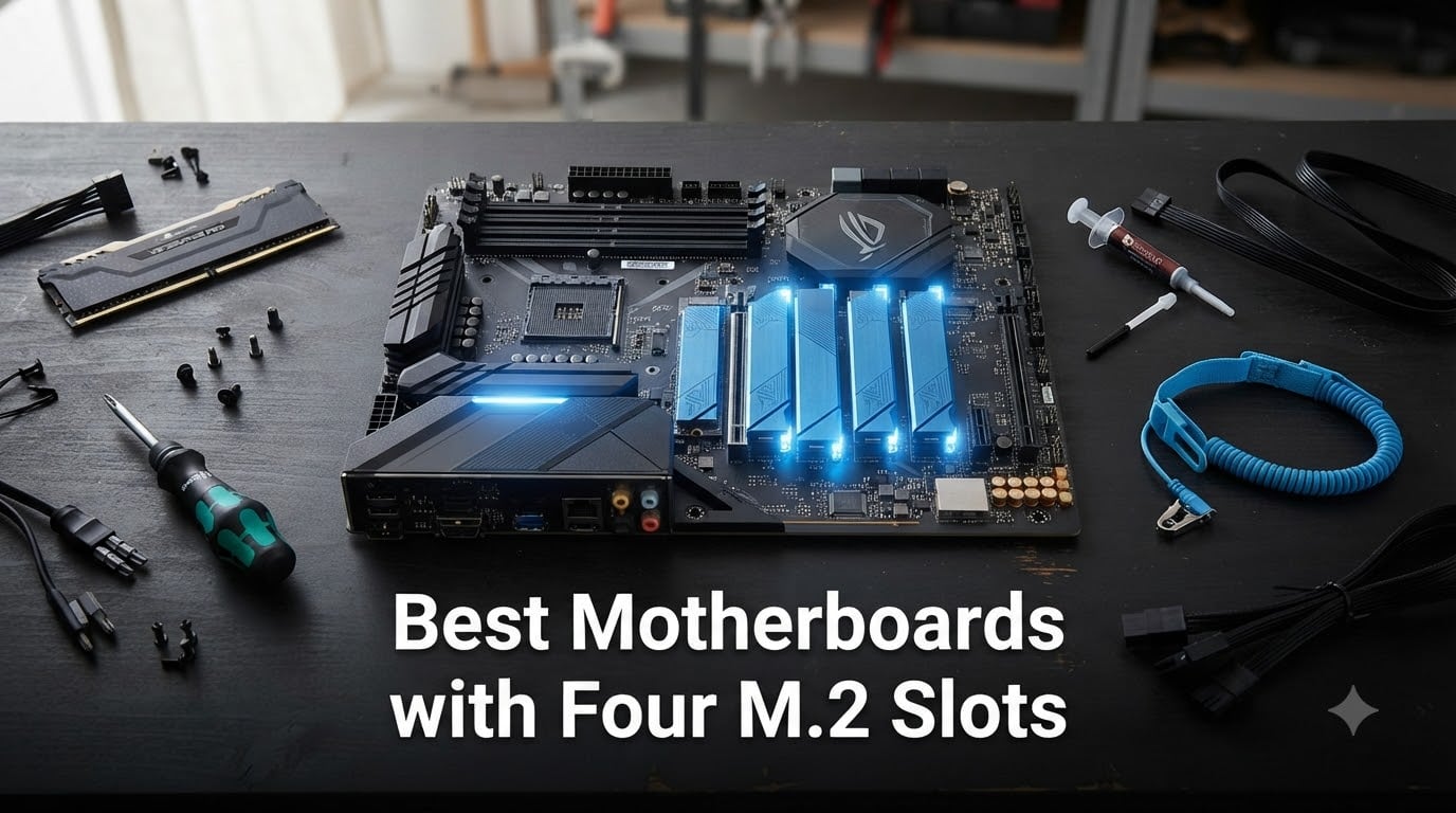 Best Motherboards with Four M.2 Slots