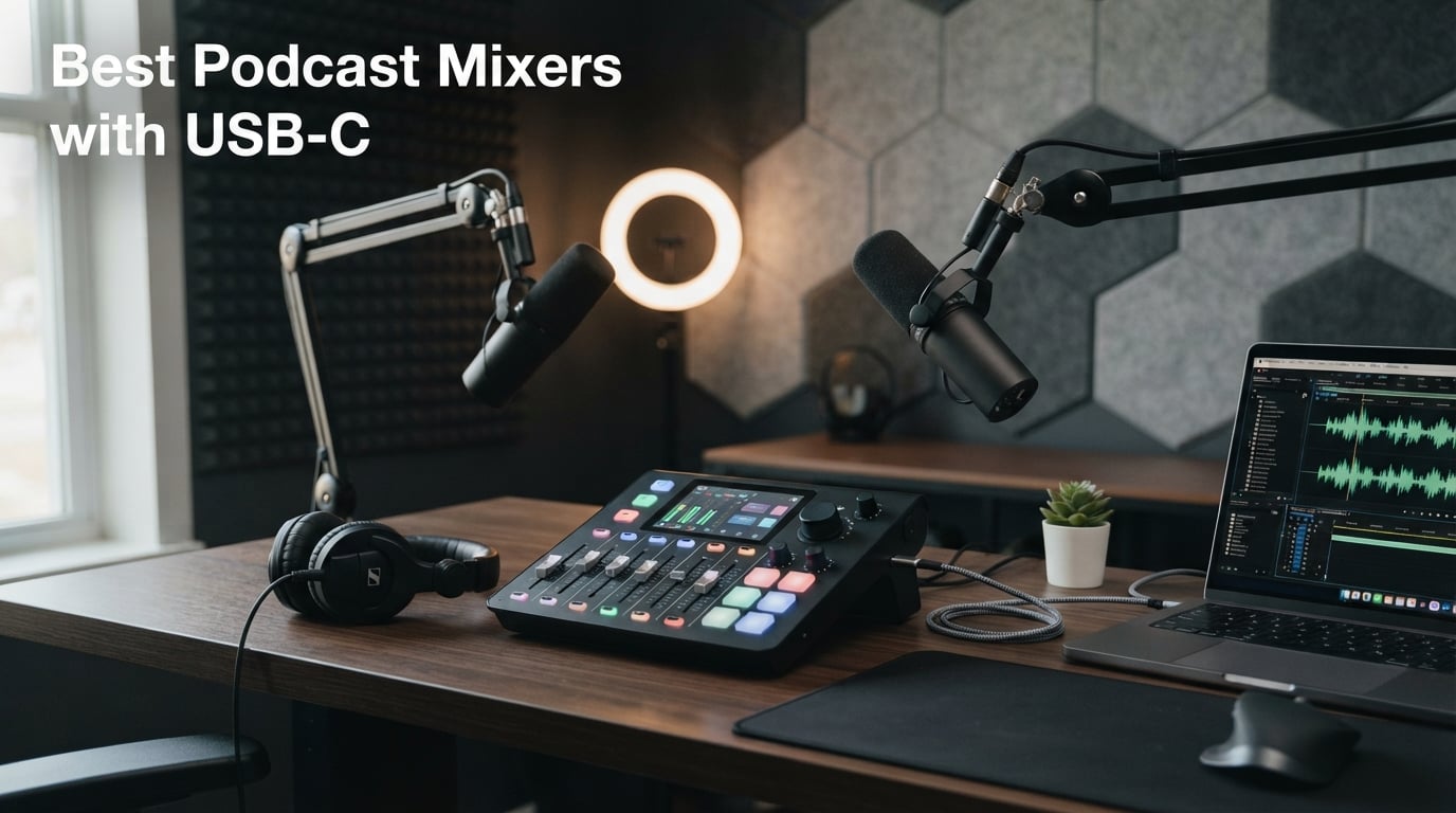 Best Podcast Mixers with USB-C