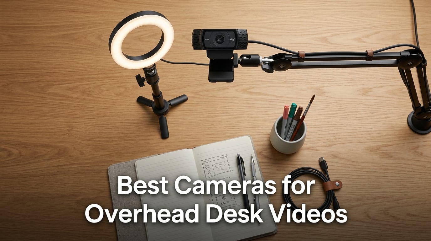 Best Cameras for Overhead Desk Videos