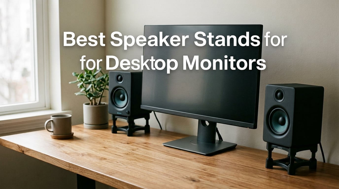 Best Speaker Stands for Desktop Monitors