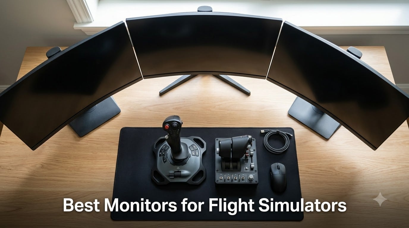 Best Monitors for Flight Simulators