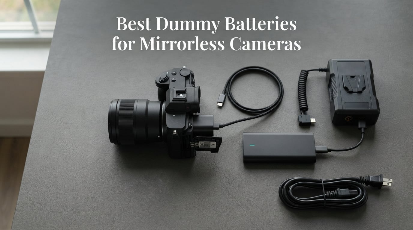 Best Dummy Batteries for Mirrorless Cameras