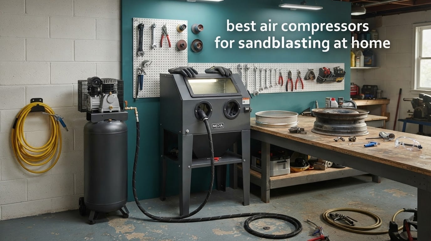 best air compressors for sandblasting at home