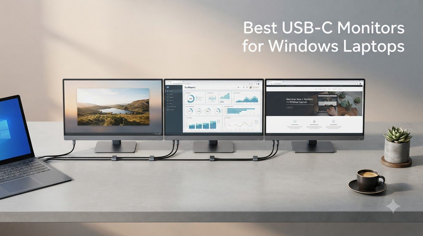 Best USB-C Monitors for Windows Laptops