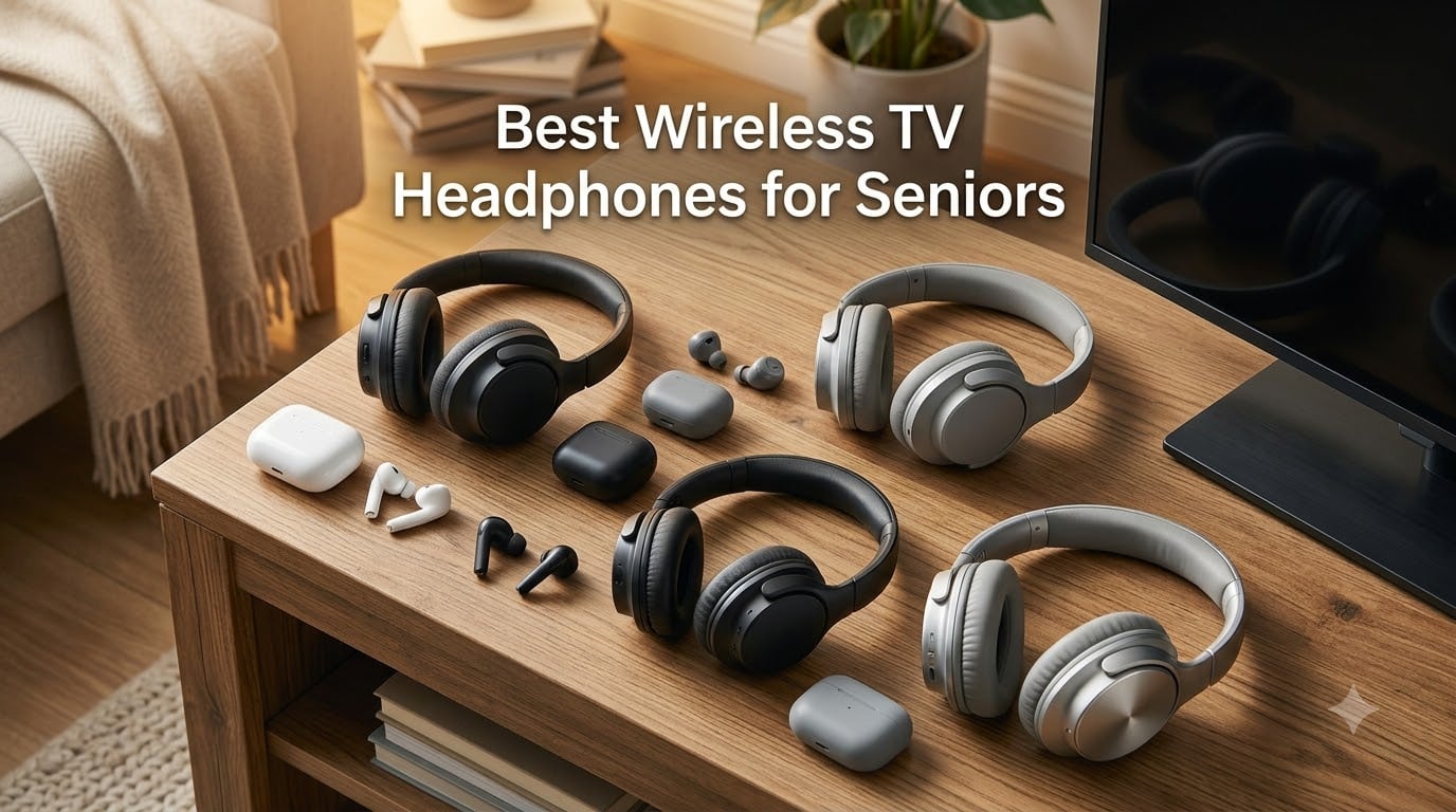 Best Wireless TV Headphones for Seniors