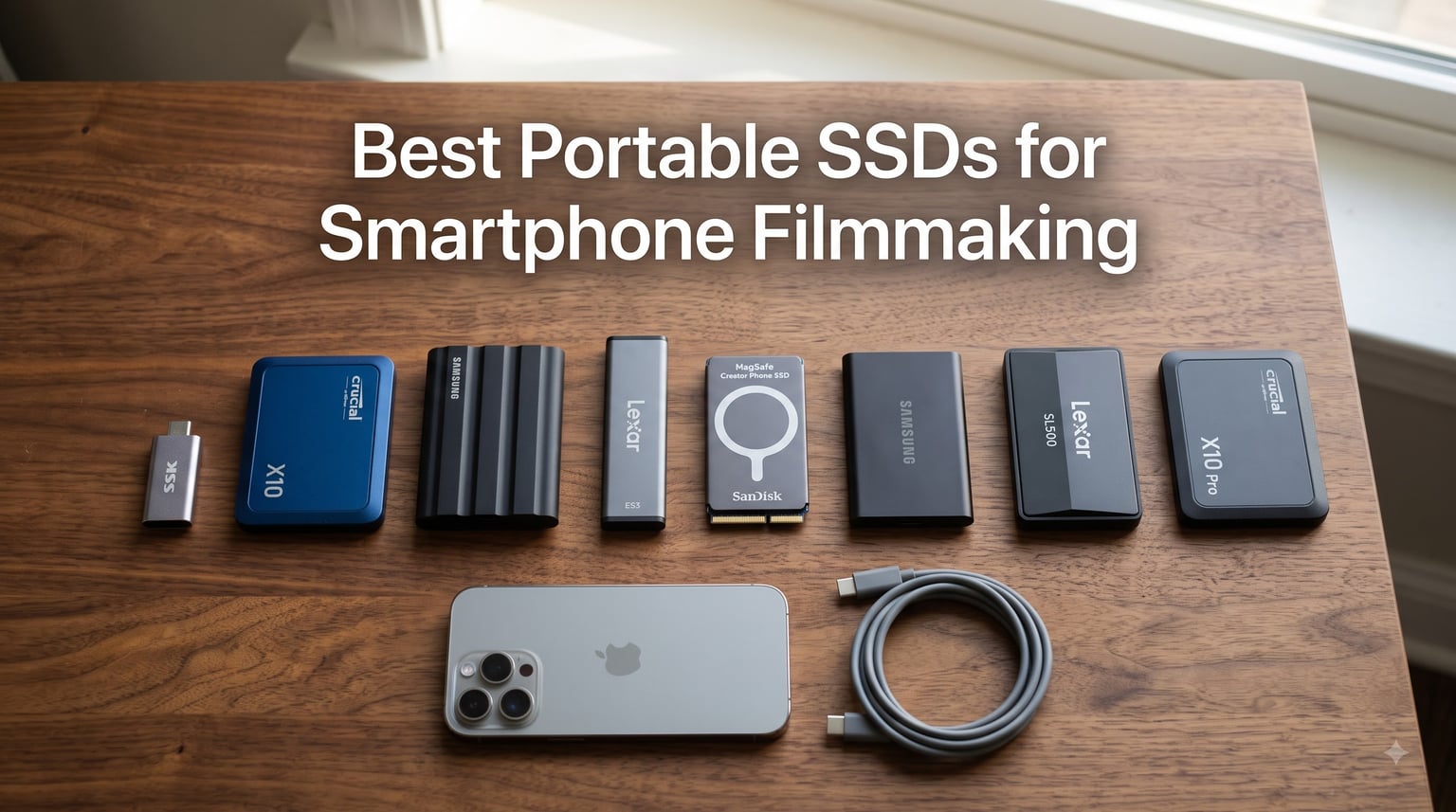 Best Portable SSDs for Smartphone Filmmaking