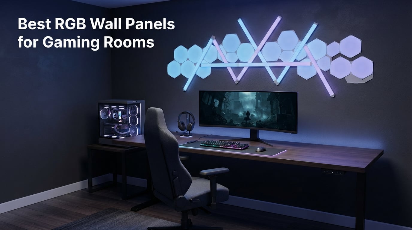 Best RGB Wall Panels for Gaming Rooms