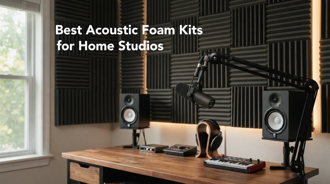 Best Acoustic Foam Kits for Home Studios