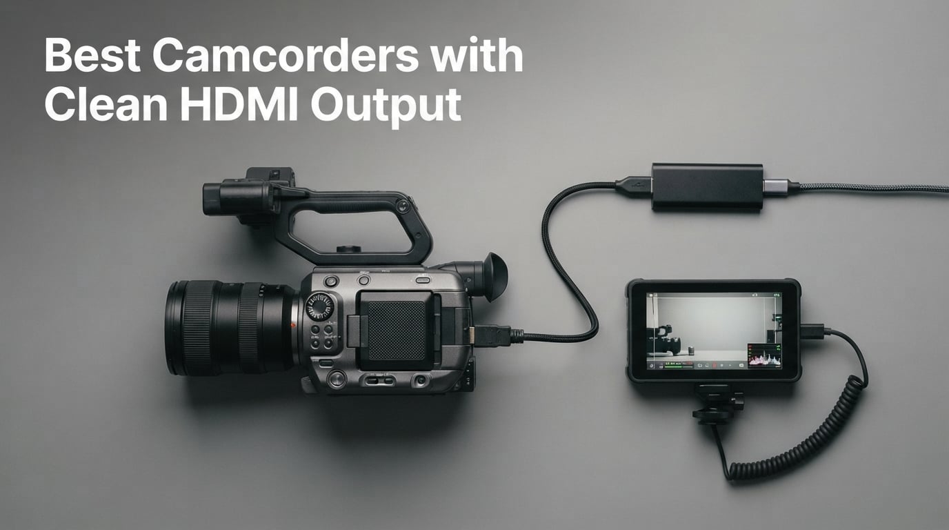 Best Camcorders with Clean HDMI Output