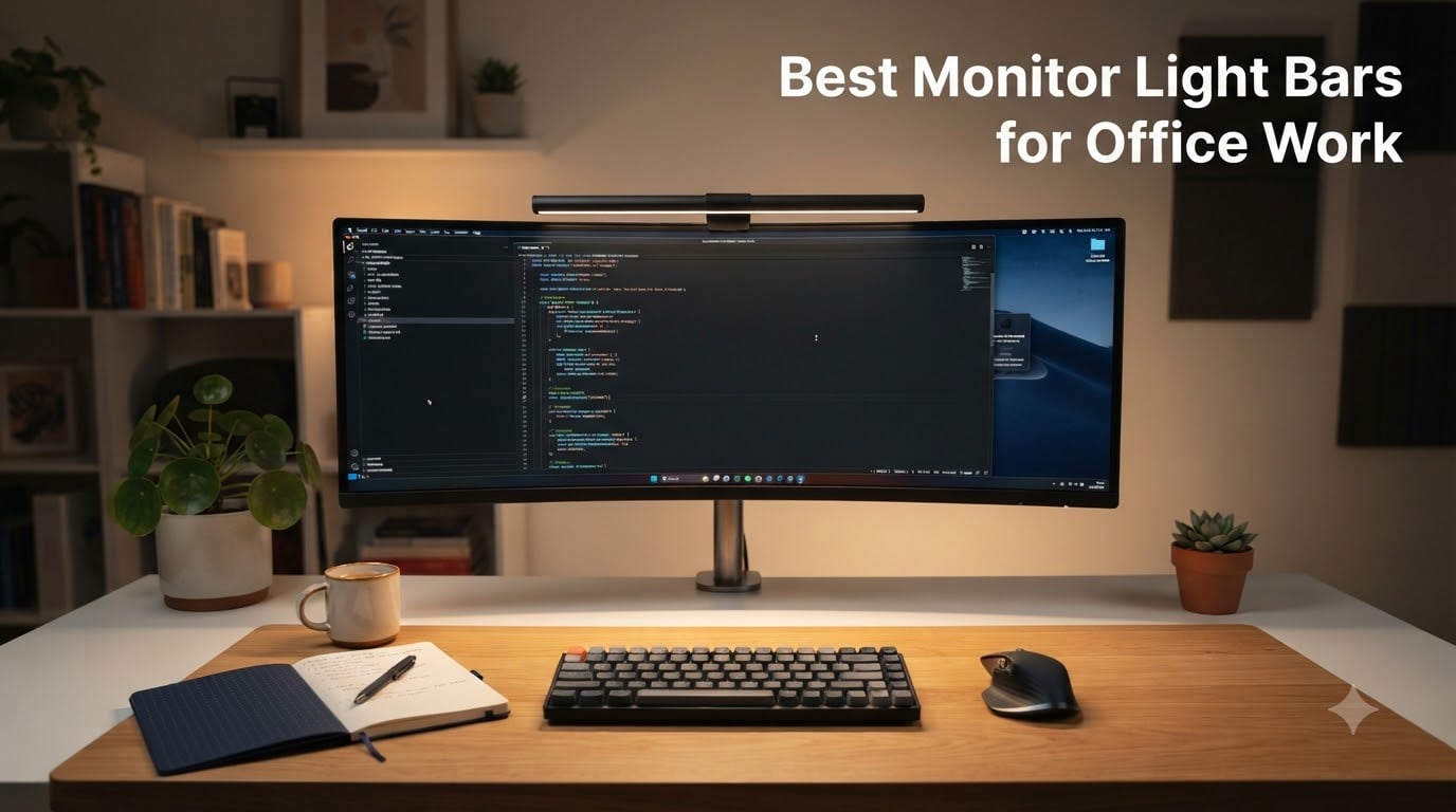 Best Monitor Light Bars for Office Work