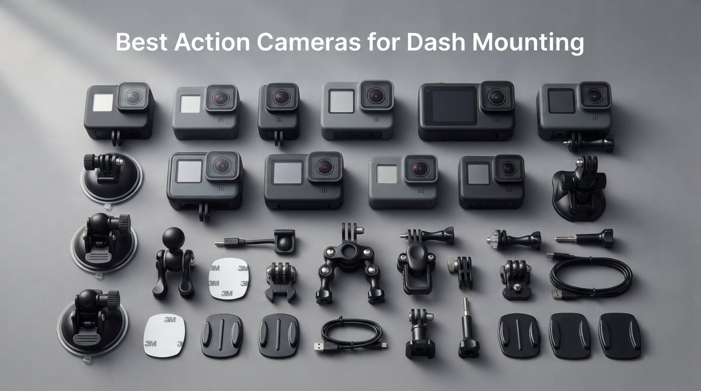 Best Action Cameras for Dash Mounting