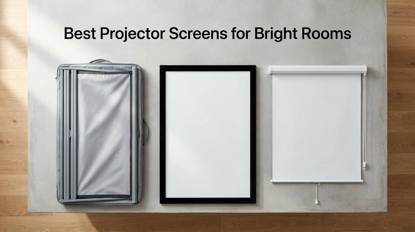 Best Projector Screens for Bright Rooms