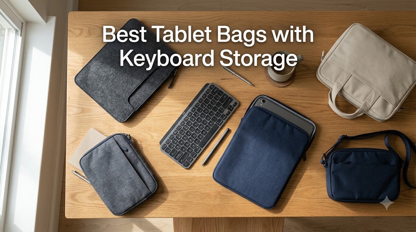Best Tablet Bags with Keyboard Storage