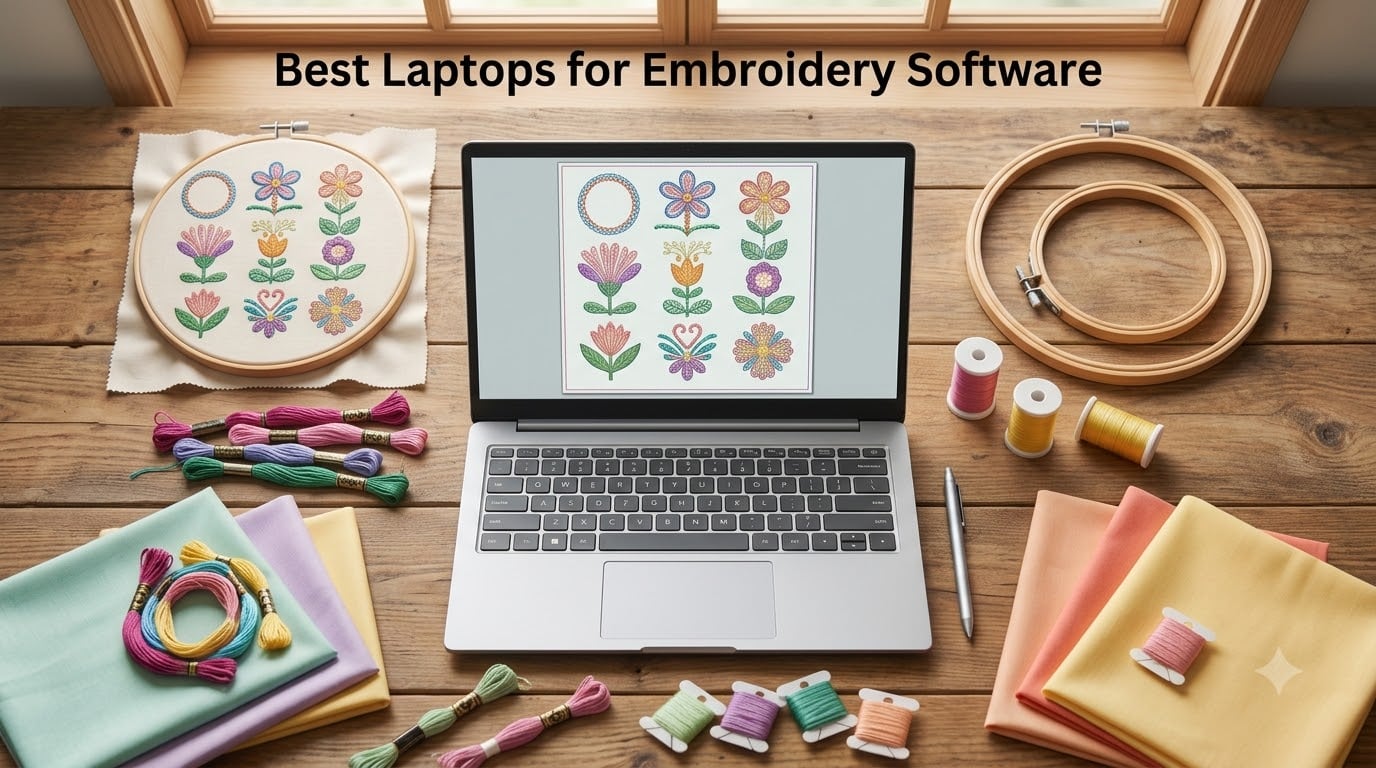 Best Laptops for Embroidery Software