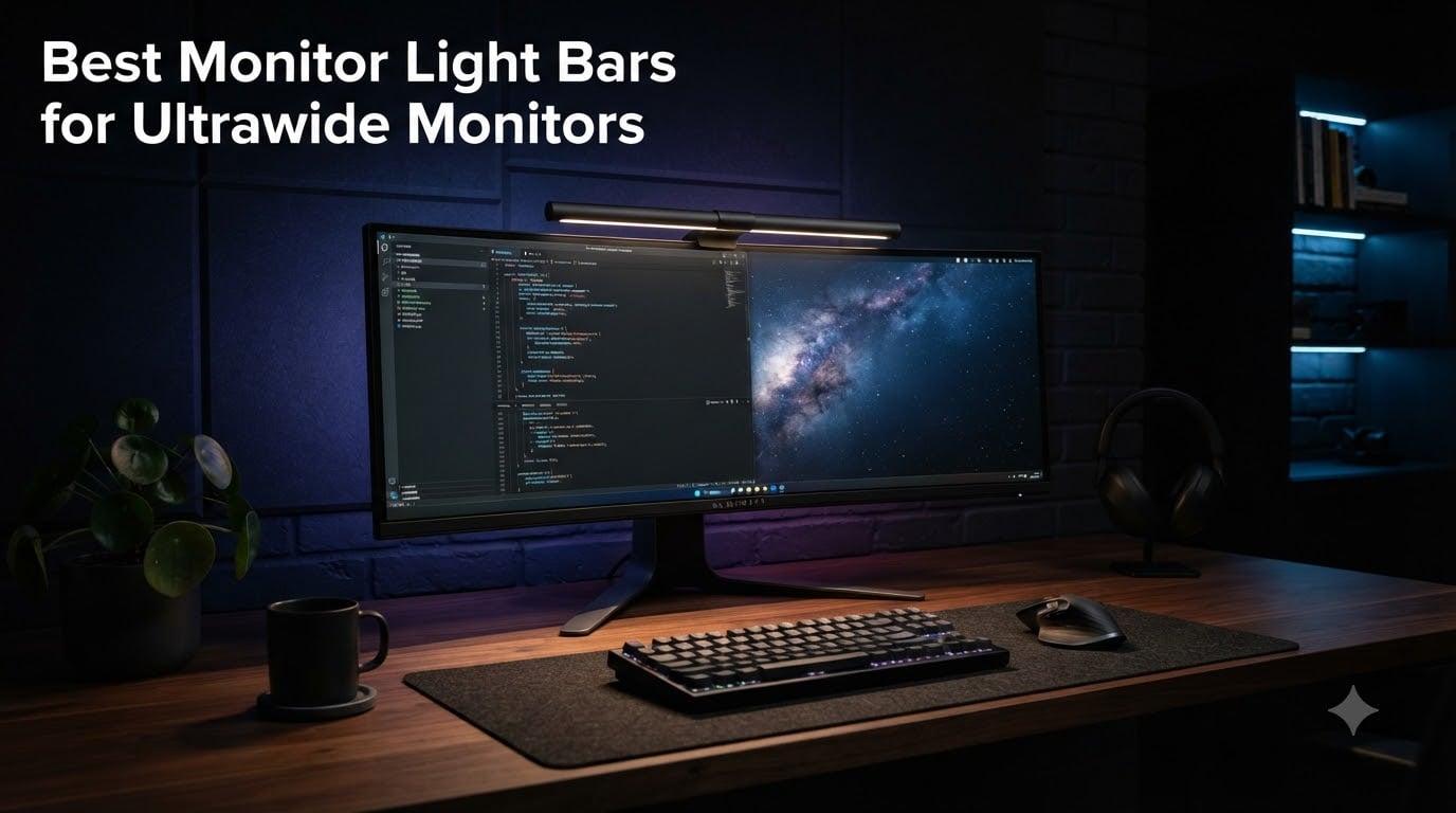 Best Monitor Light Bars for Ultrawide Monitors