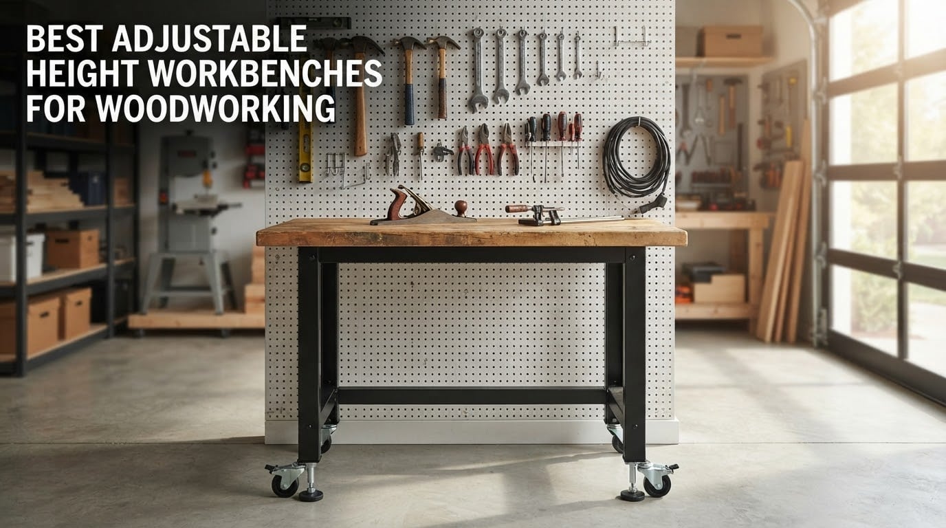 best adjustable height workbenches for woodworking