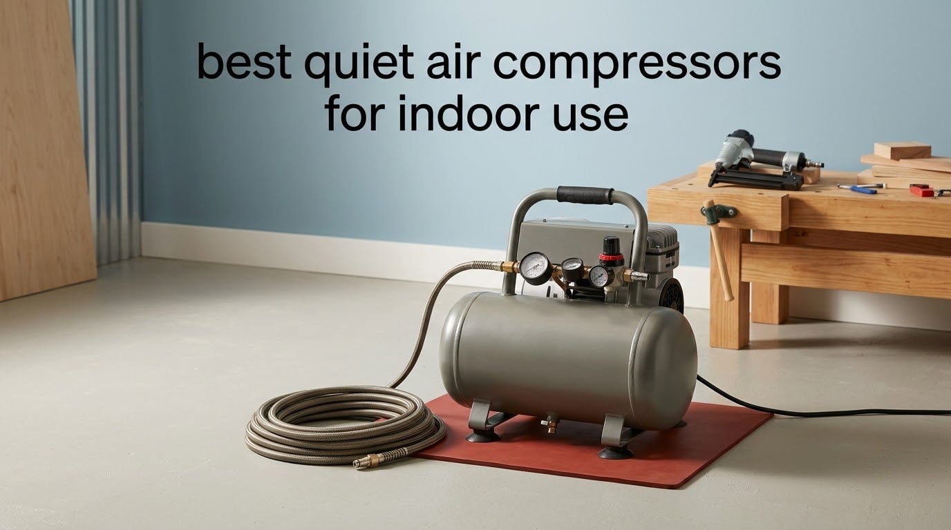 best quiet air compressors for indoor use