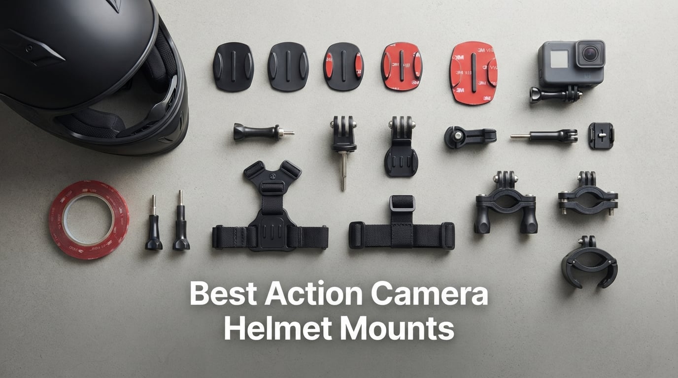 Best Action Camera Helmet Mounts