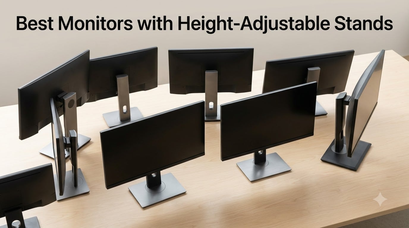 Best Monitors with Height-Adjustable Stands