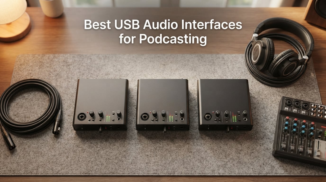 Best USB Audio Interfaces for Podcasting