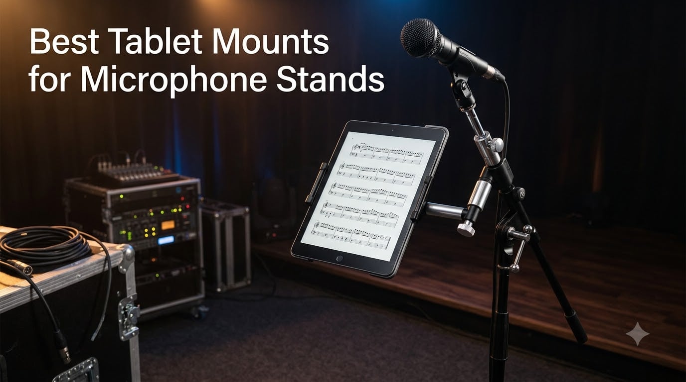 Best Tablet Mounts for Microphone Stands