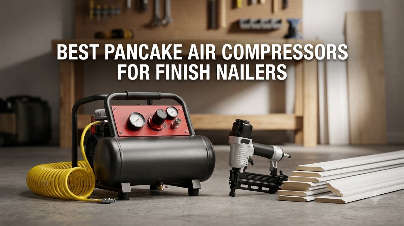 best pancake air compressors for finish nailers