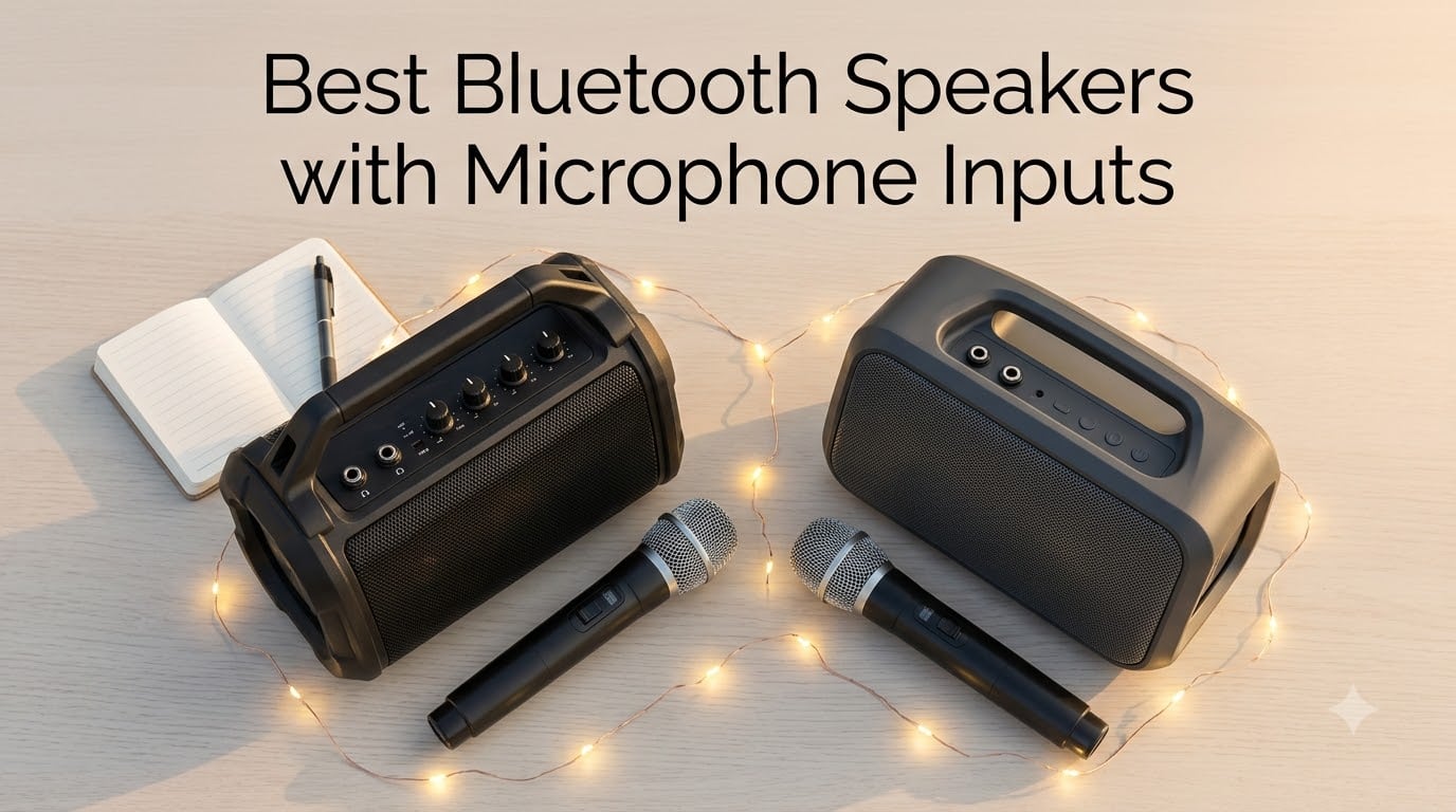 Best Bluetooth Speakers with Microphone Inputs