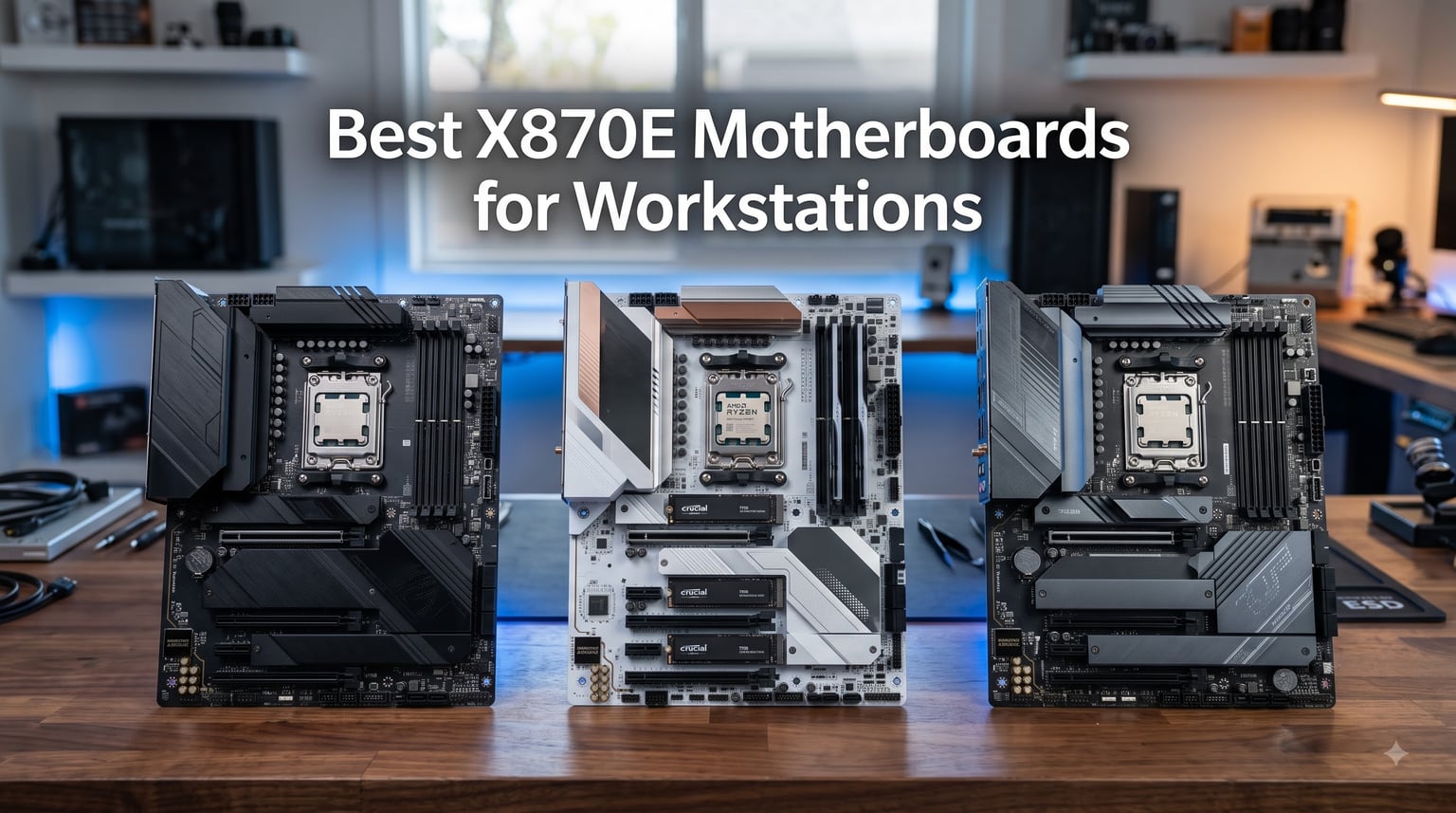 Best X870E Motherboards for Workstations