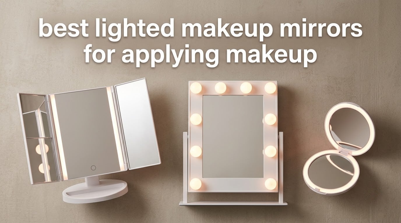 best lighted makeup mirrors for applying makeup