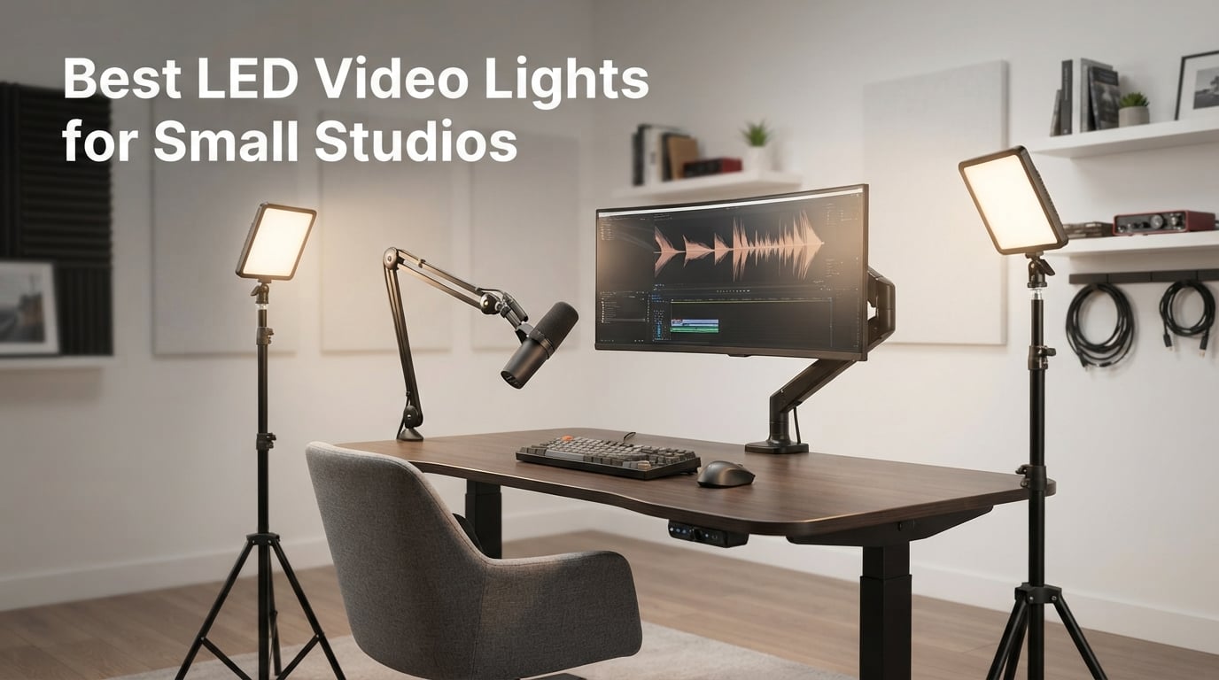 Best LED Video Lights for Small Studios