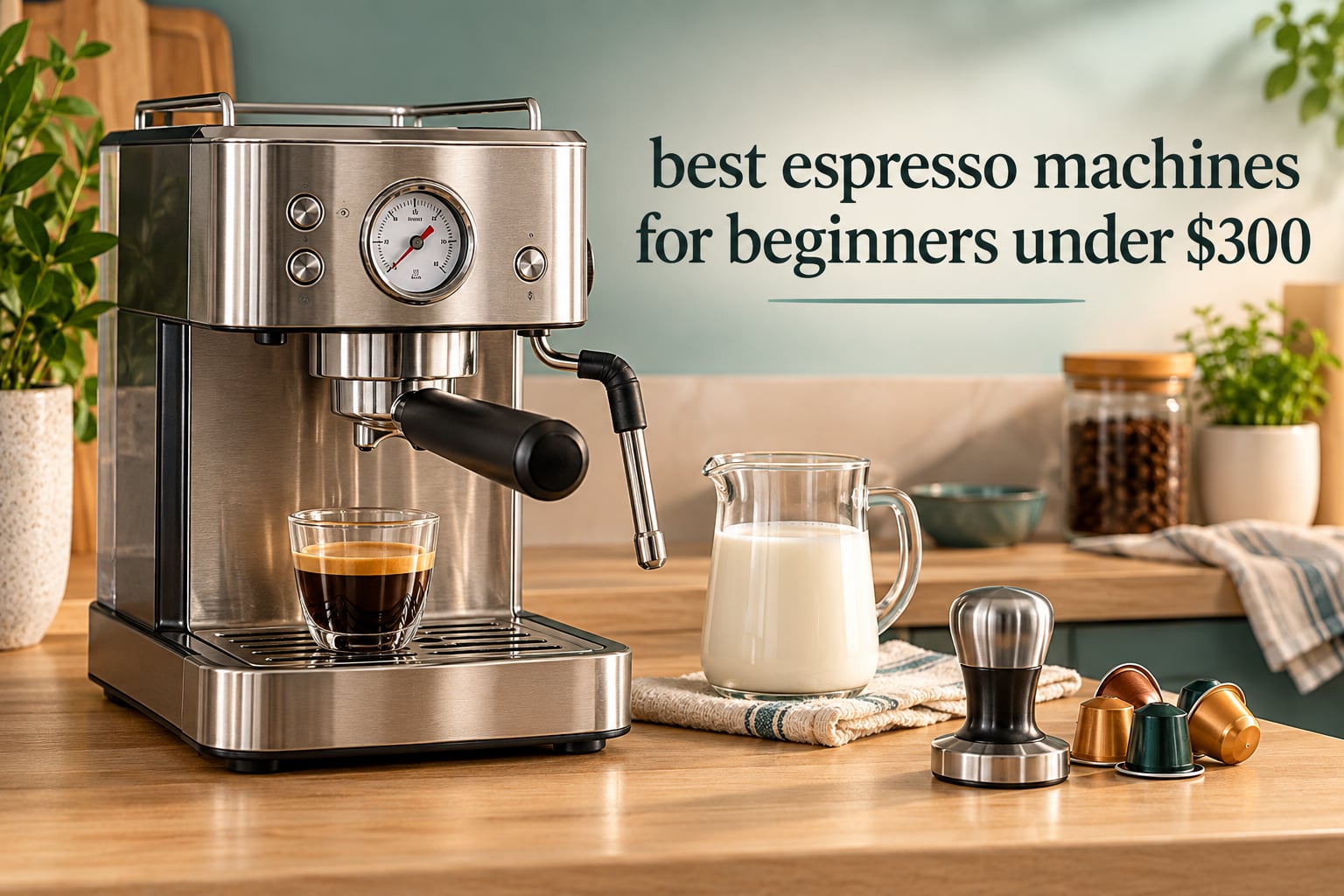 best espresso machines for beginners under $300