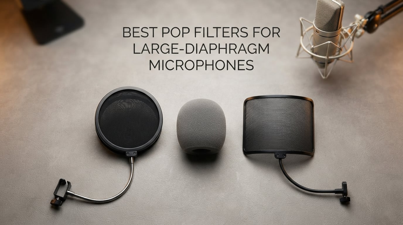Best Pop Filters for Large-Diaphragm Microphones