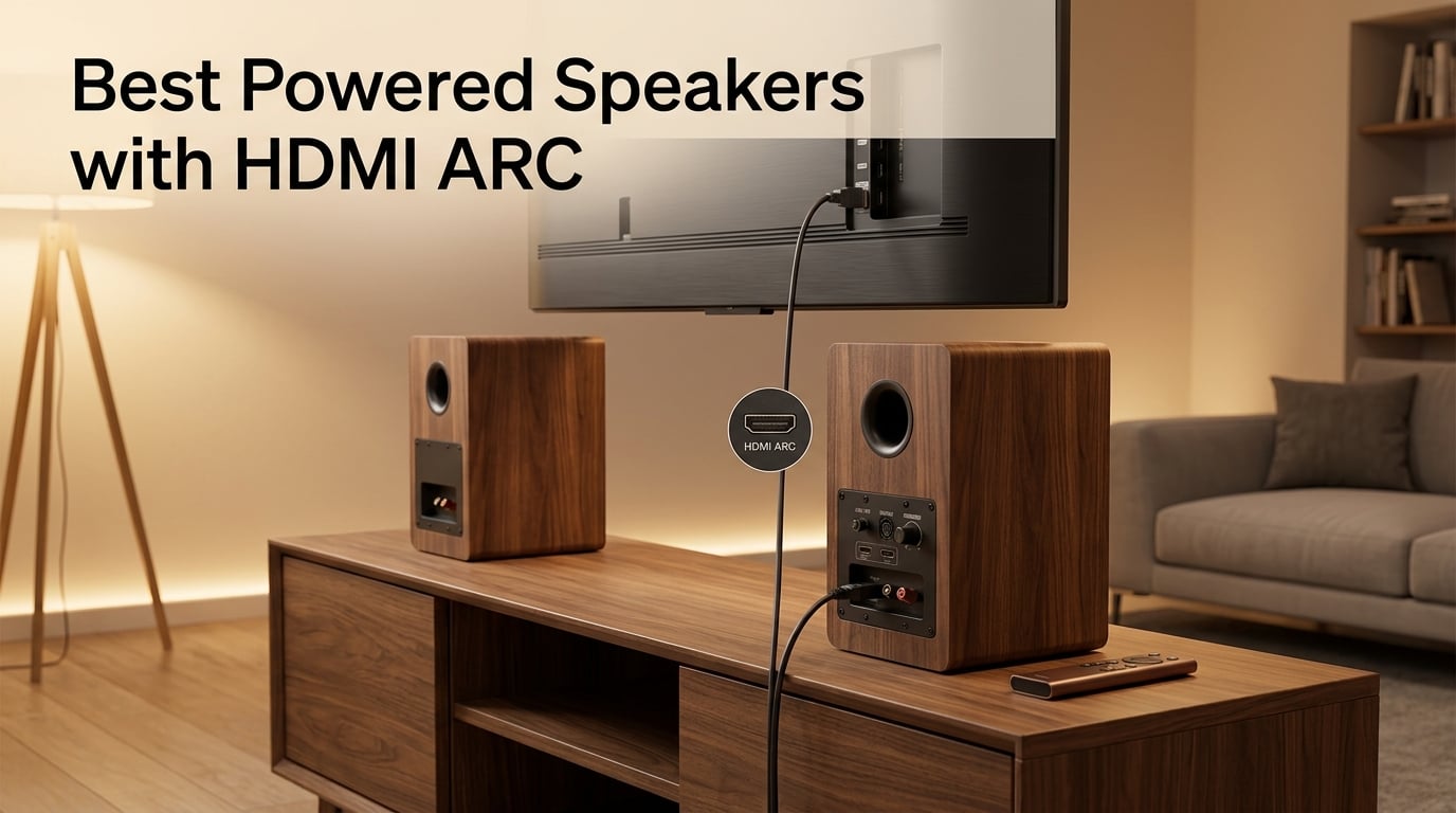 Best Powered Speakers with HDMI ARC