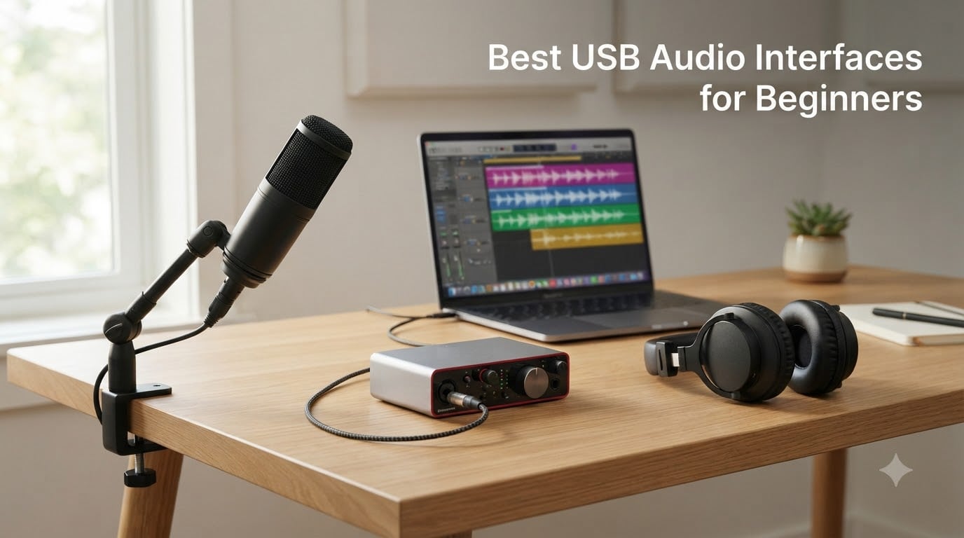 Best USB Audio Interfaces for Beginners