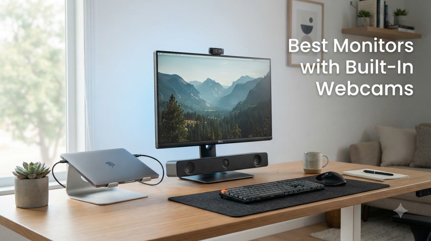 Best Monitors with Built-In Webcams