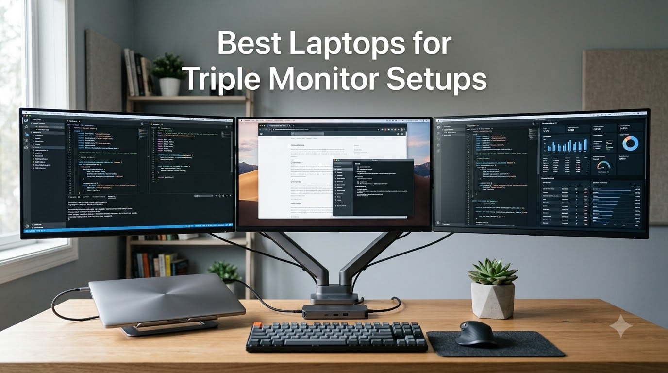 Best Laptops for Triple Monitor Setups