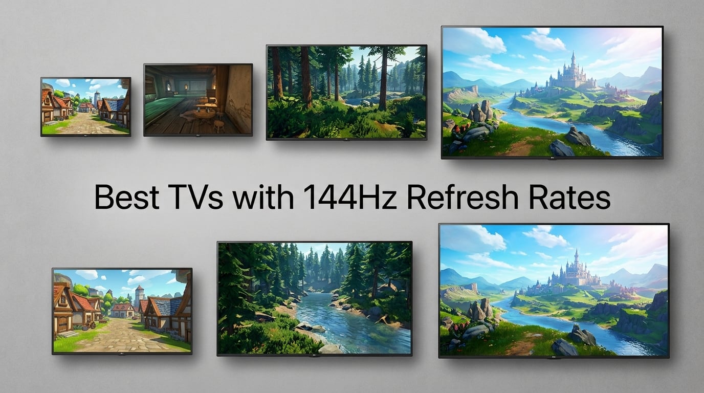 Best TVs with 144Hz Refresh Rates