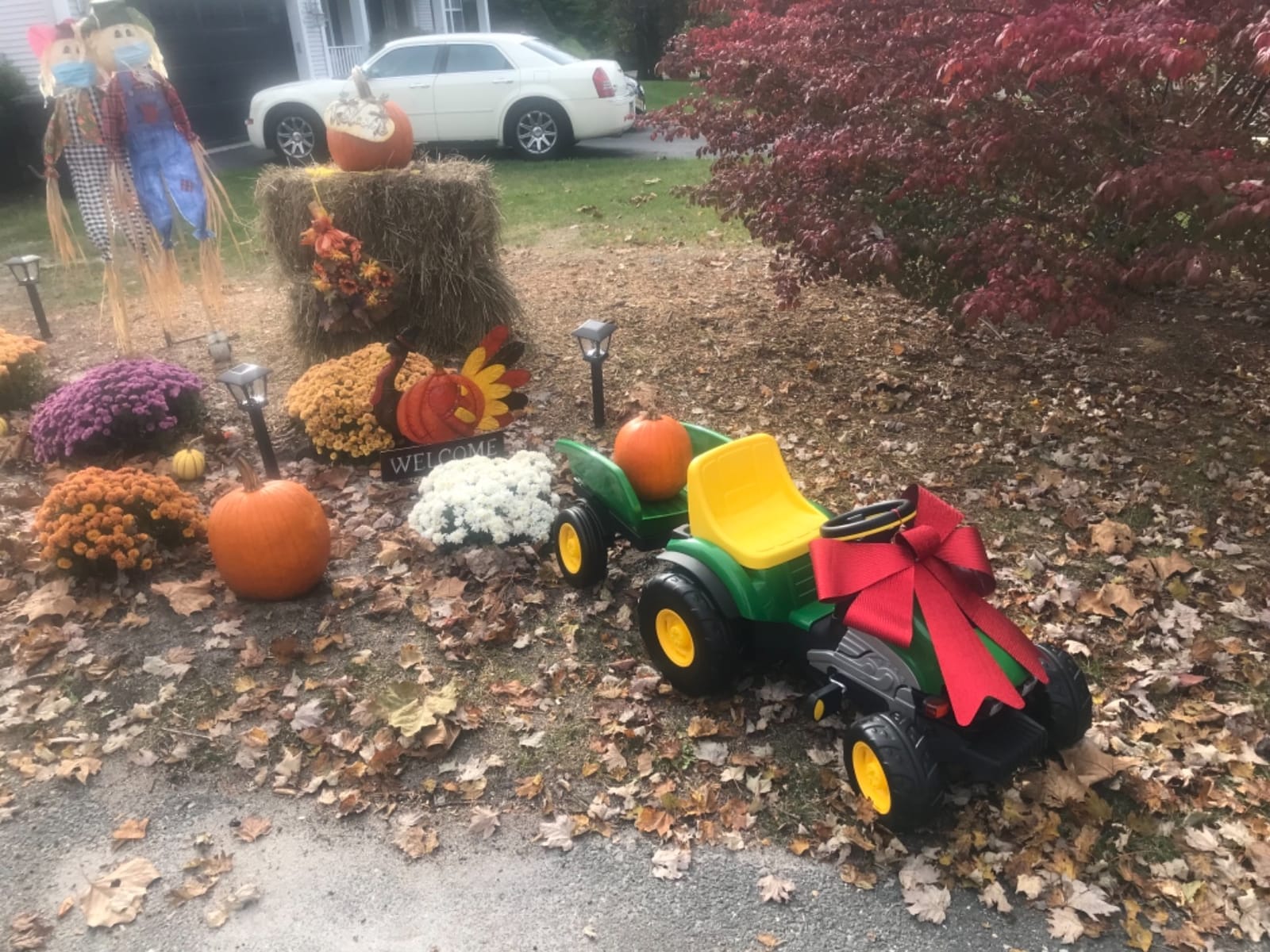 Peg Perego John Deere Farm Tractor and Trailer Pedal Tractor, Green customer photo 1