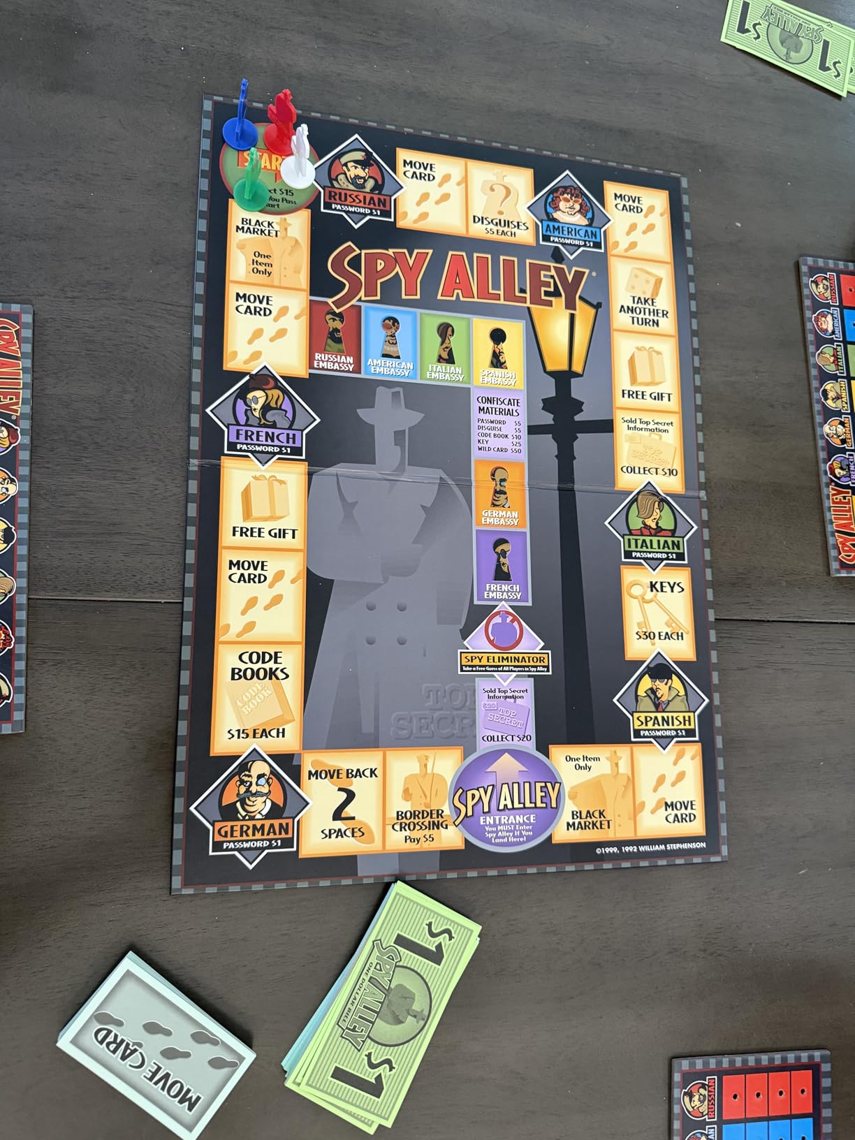 Spy Alley - Mensa Award-Winning Strategy Game - Social Deduction & Bluffing Board Game - Family Game Night Fun - Ages 8+ for 2-6 Players customer photo 2
