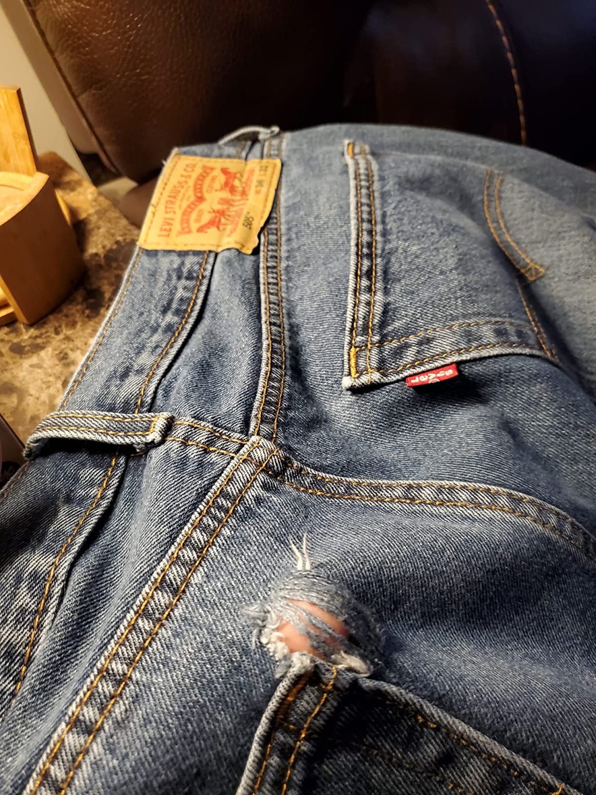Levi's Men's 505 Regular Fit Jeans customer photo 1