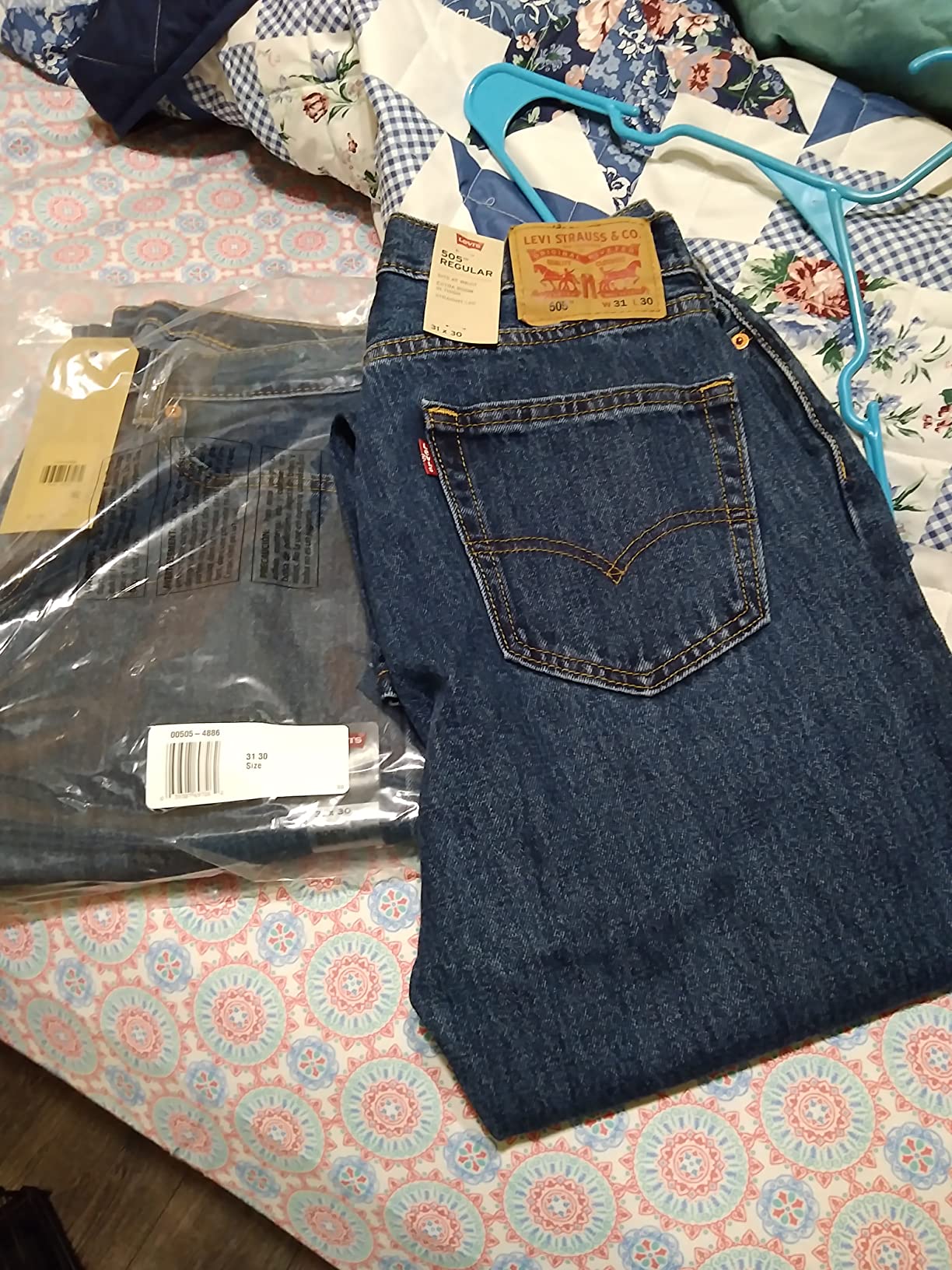 Levi's Men's 505 Regular Fit Jeans customer photo 2