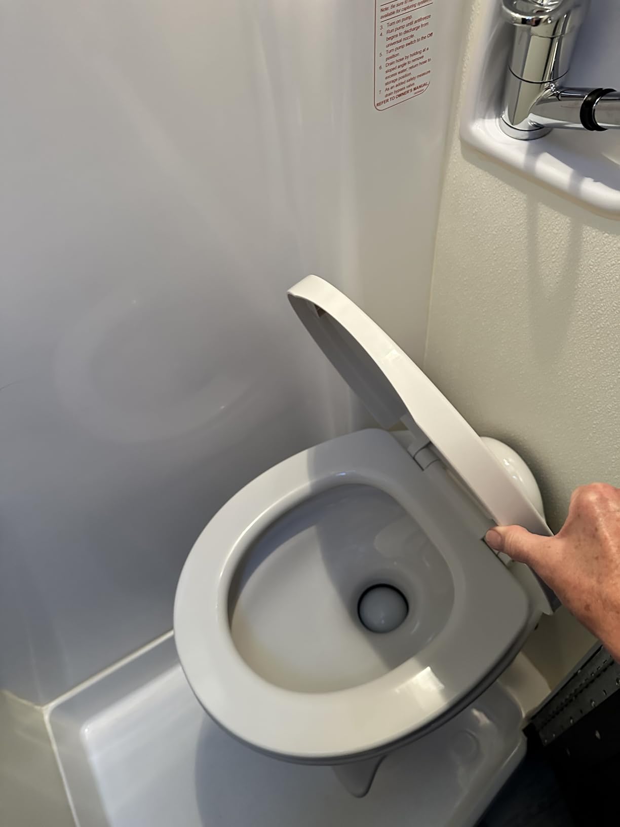 Thetford 42058 Aqua-Magic Style II RV Toilet, White, High Profile customer photo 1