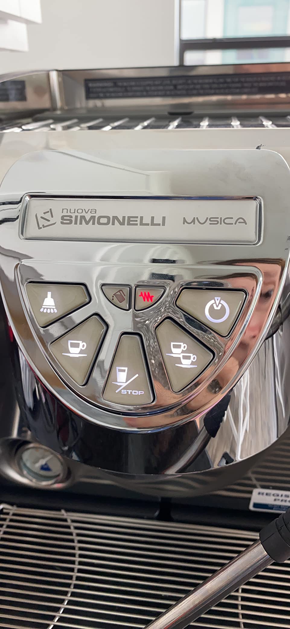 Nuova Simonelli Musica Stainless Steel Pour Over Espresso Machine w/ Black Lining customer photo 2