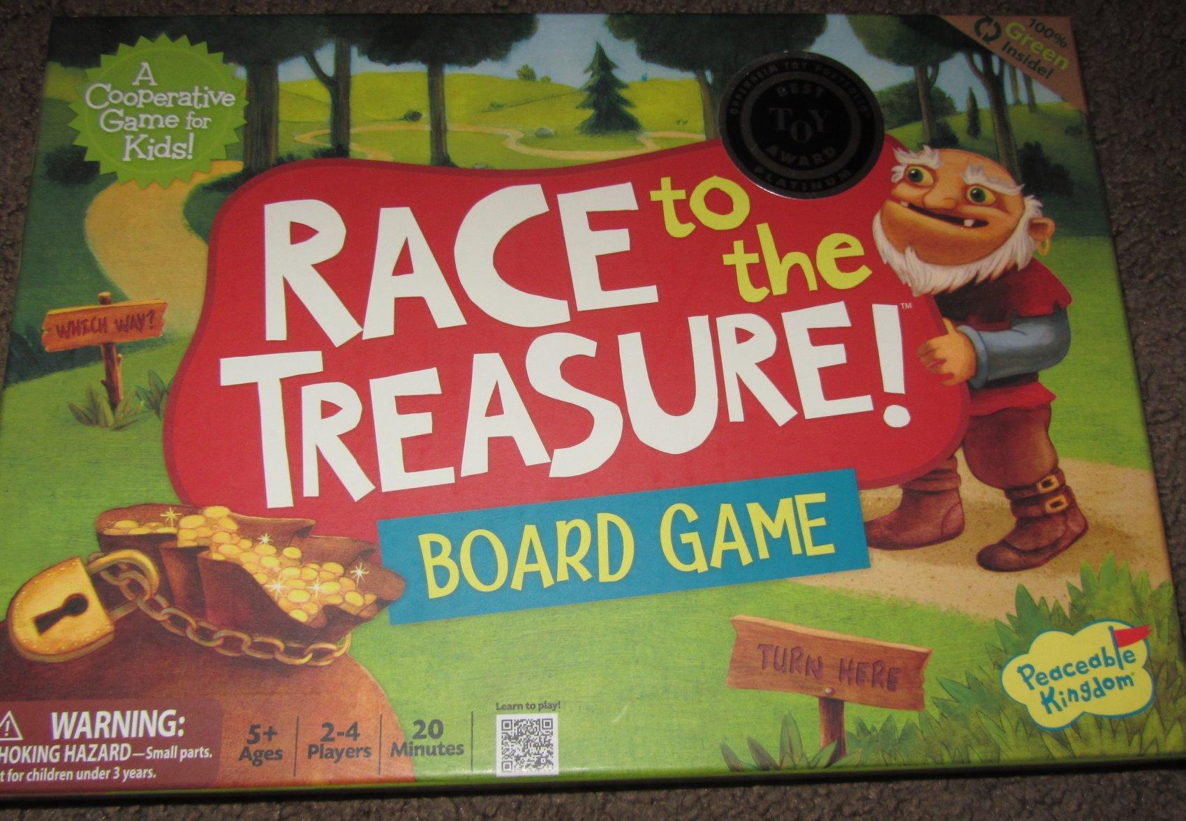 Peaceable Kingdom Race to the Treasure! Cooperative Path Building Game for 2 to 4 Kids Ages 5+ customer photo 2