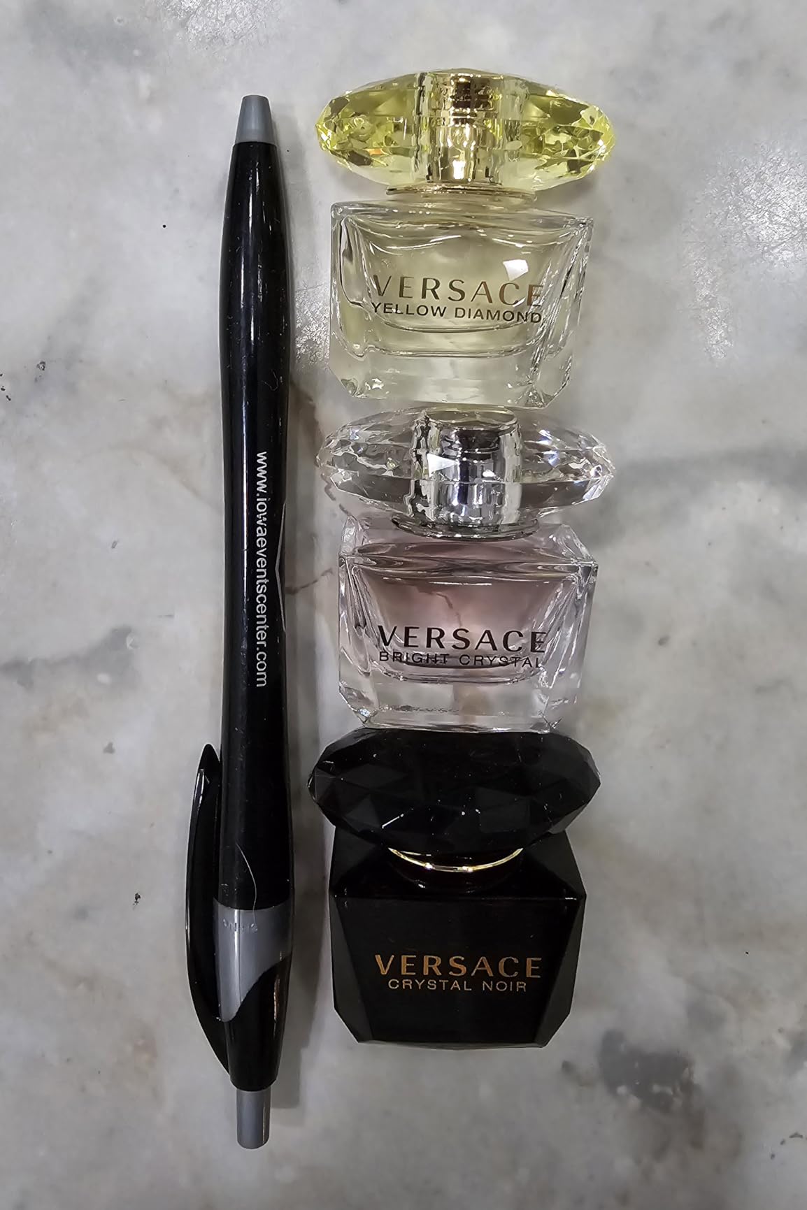 Versace Perfume for Women Variety 3-Piece Mini Gift Set – Yellow Diamond, Crystal Noir, Bright Crystal customer photo 1