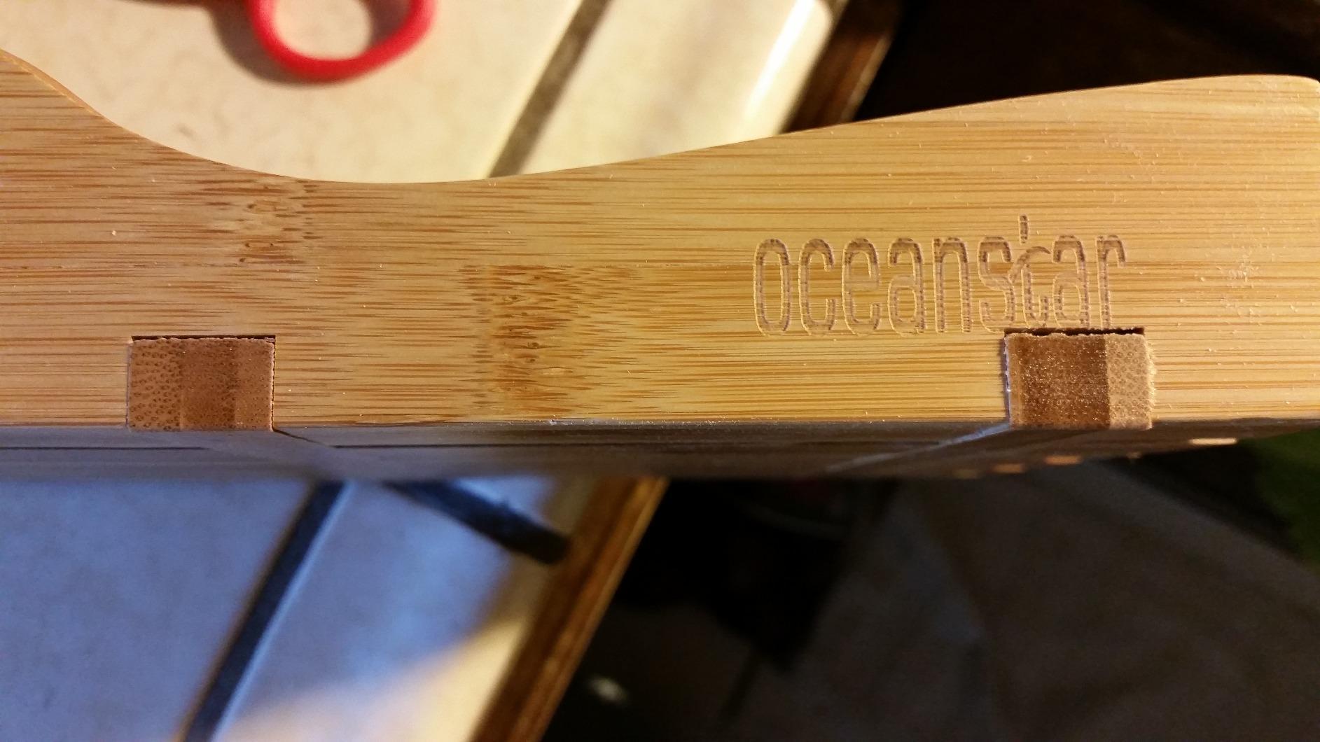Oceanstar In-Drawer Bamboo Knife Organizer customer photo 2