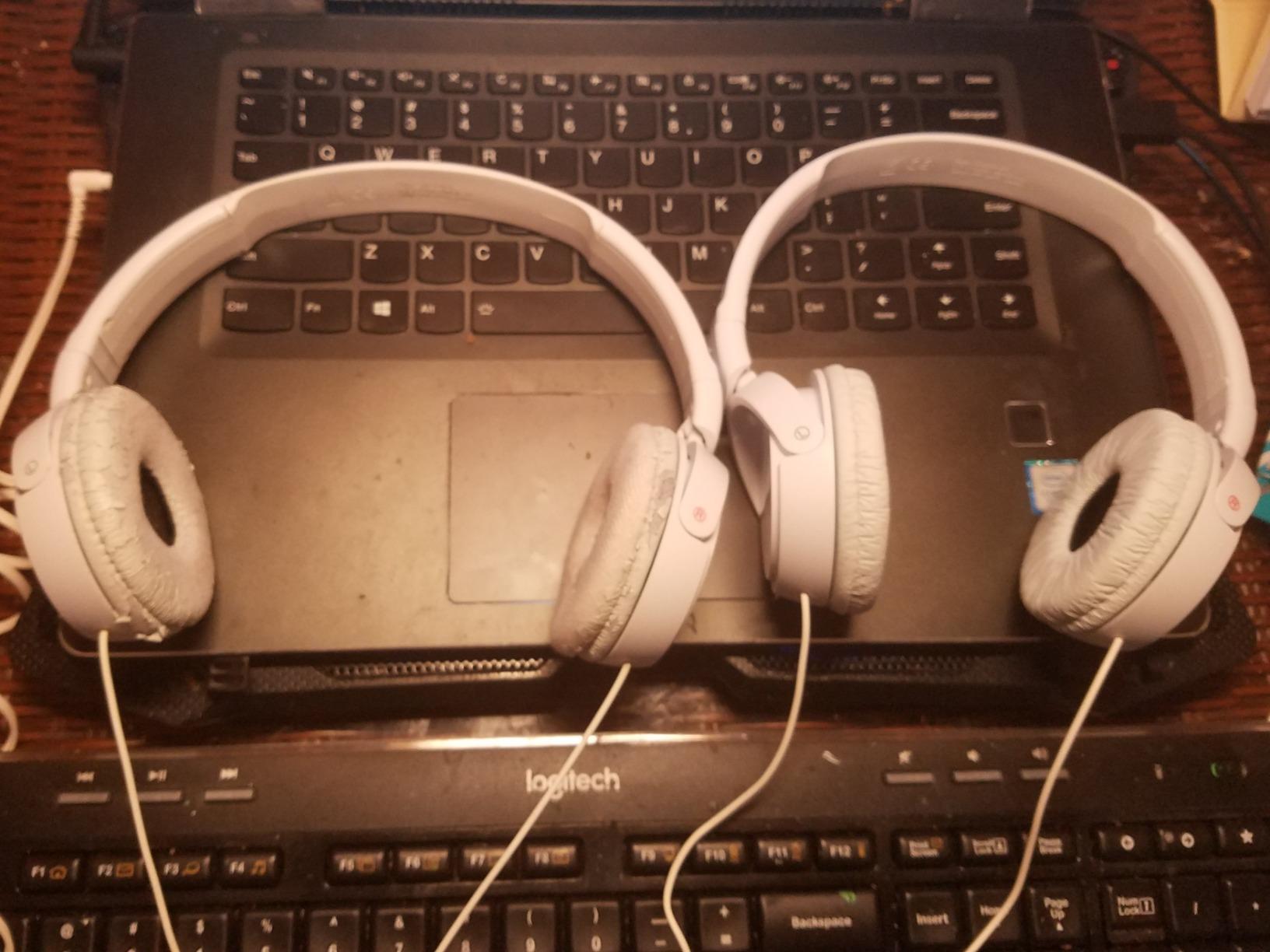 Sony ZX Series Wired On-Ear Headphones with Mic, White MDR-ZX110AP customer photo 1