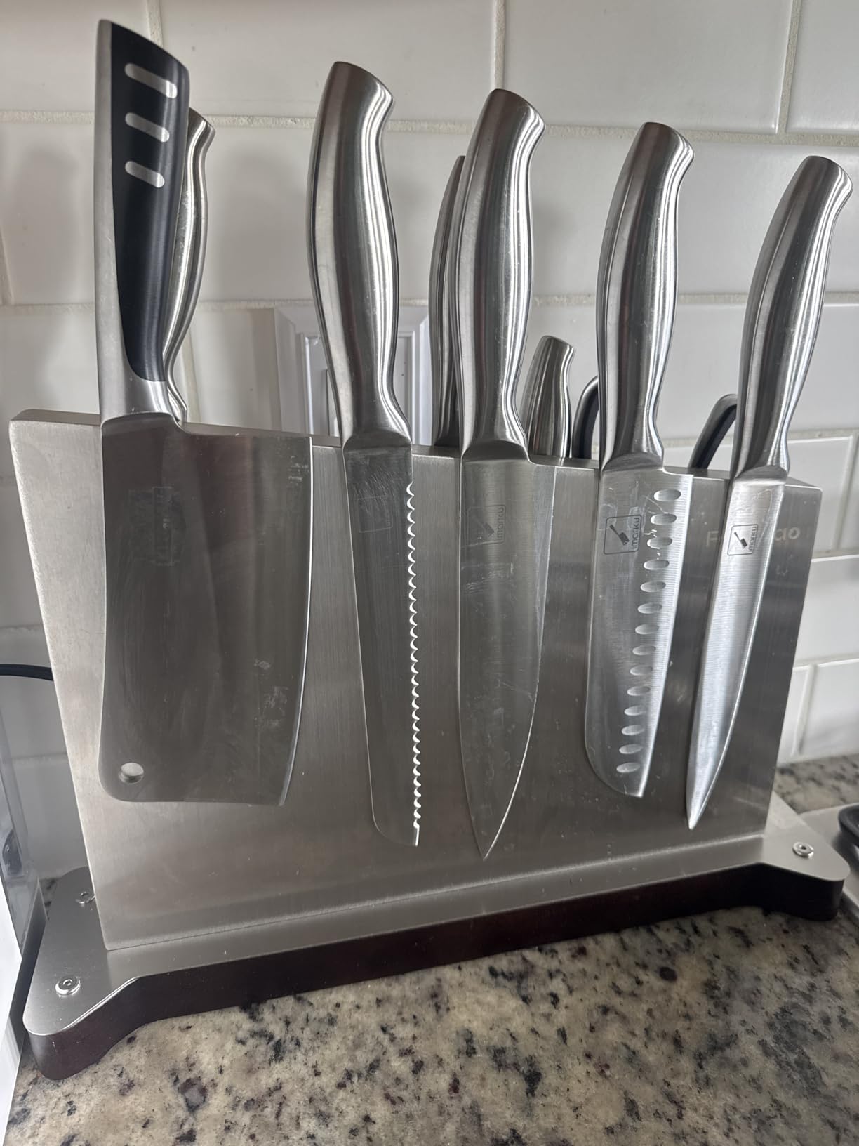 Utopia Kitchen Meat Cleaver Knife 7 Inch Bone Chopper Stainless Steel customer photo 2